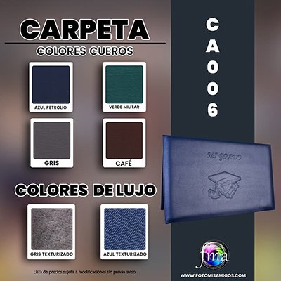 Carpeta Cuatro Cuerpos para Fotos | Carpeta de Grado Premium XL - Imagen 5