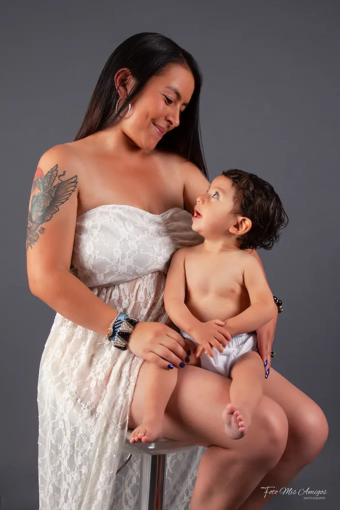 Mom and baby
