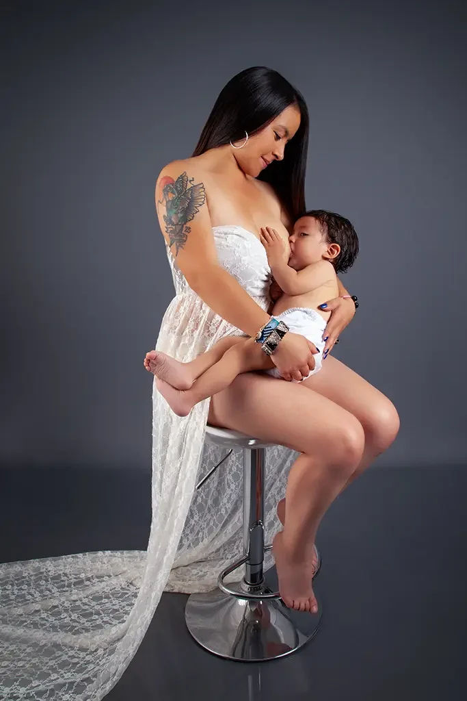 Mom and baby